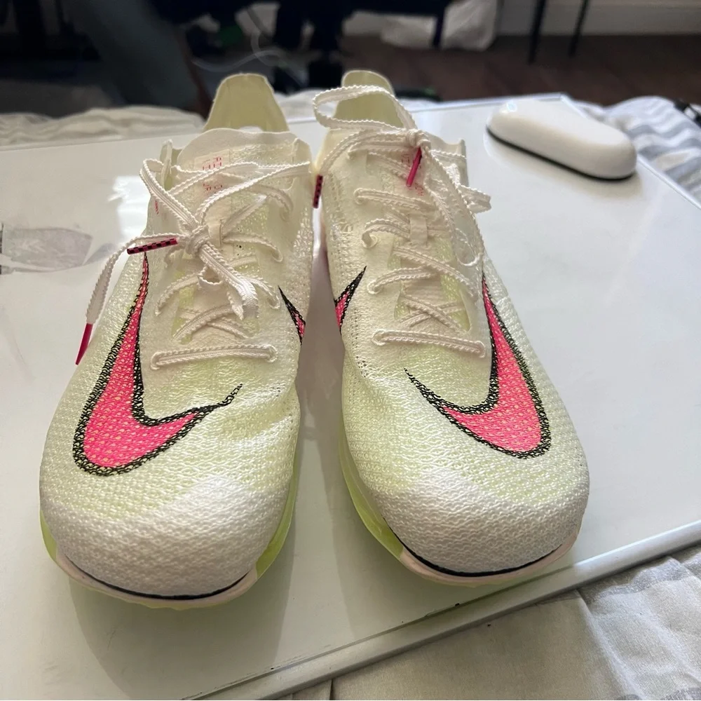 Nike Air Zoom Victory Track Running Shoes Sail Pink Men's Size 12 - Picture 2 of 10